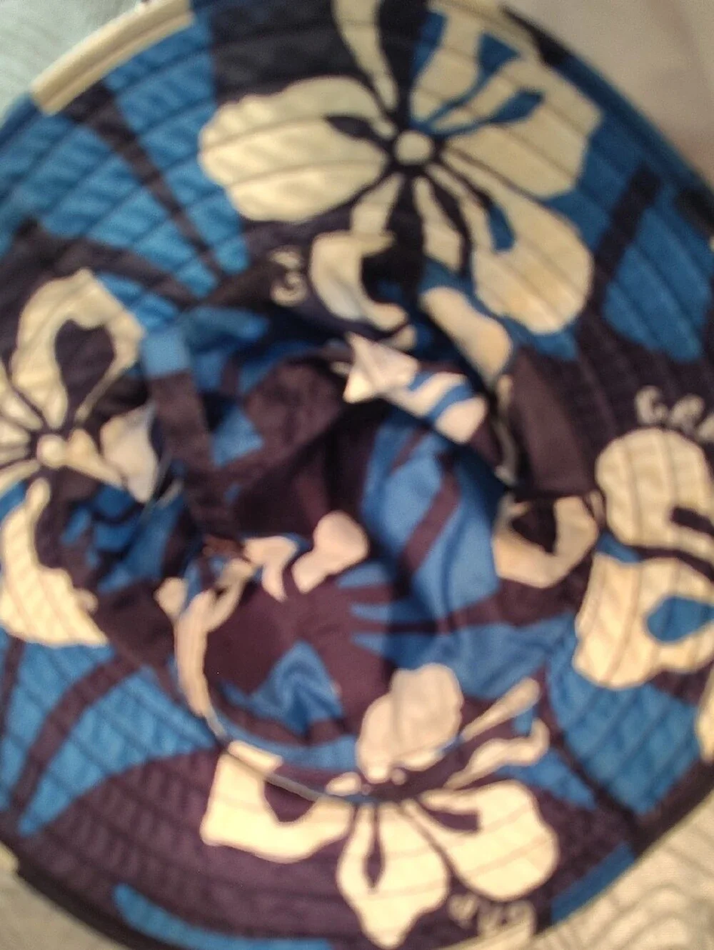 Baby GAP Navy and Blue Floral Bucket Hat